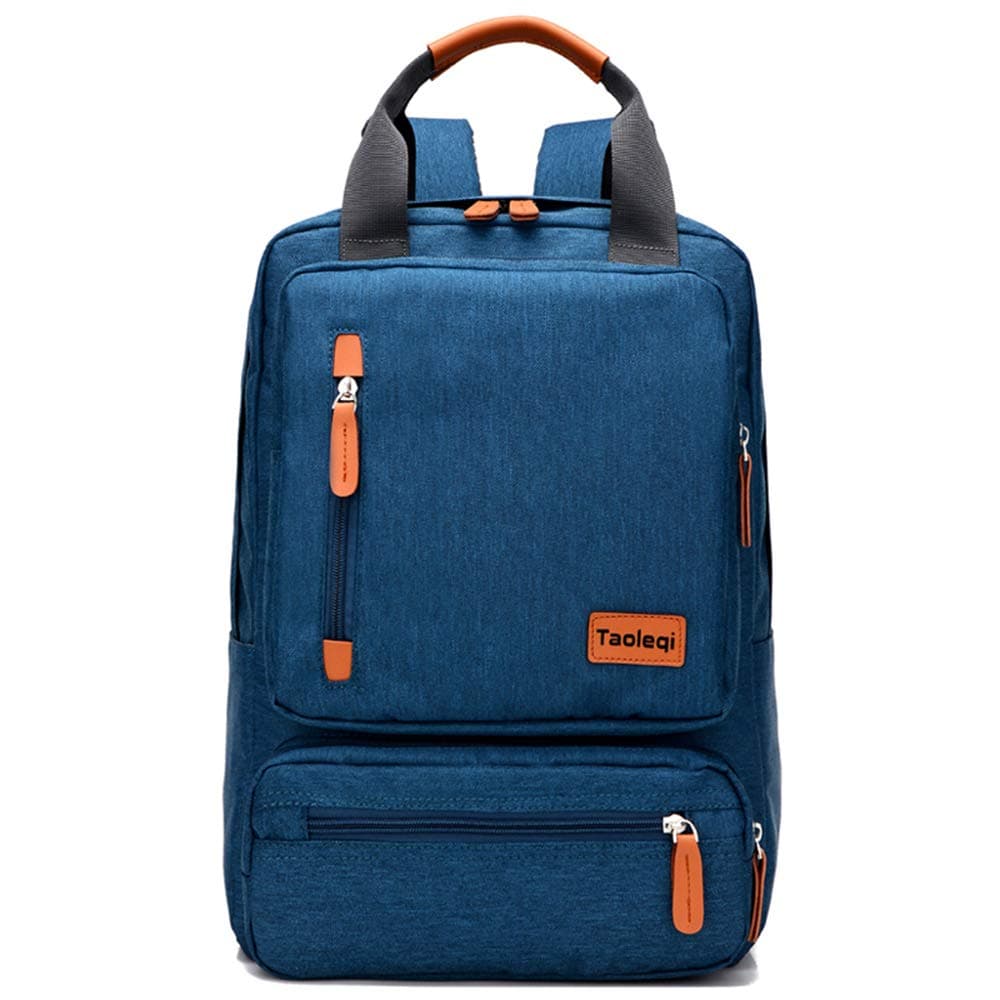 Backpack Male Student Bag Travel Bag Multi-function Leisure Laptop Bag Couple Models Canvas Backpack Schoolbag