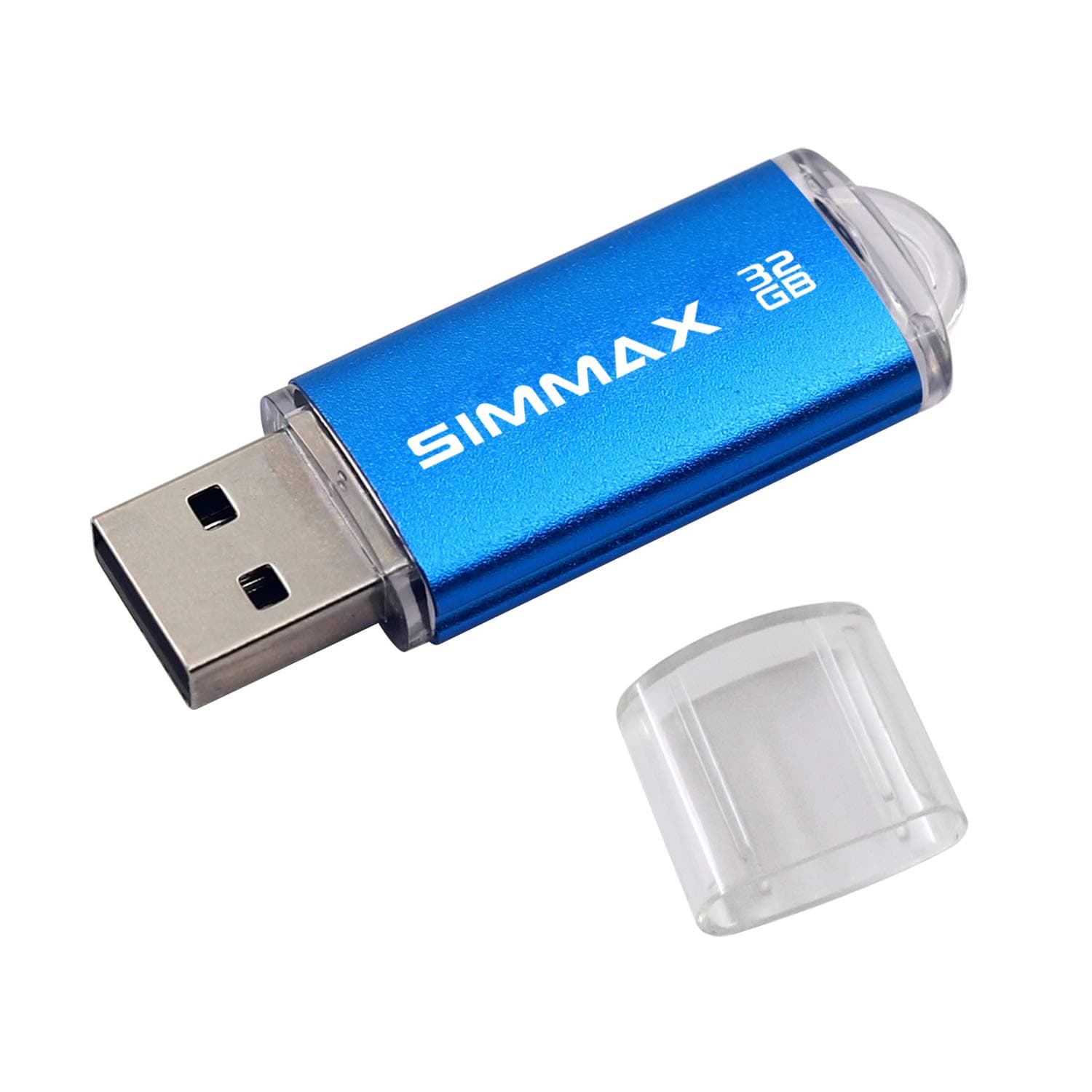 Memory Stick 32GB USB 2.0 Flash Drives Thumb Drive Pen Drive (32GB Blue)