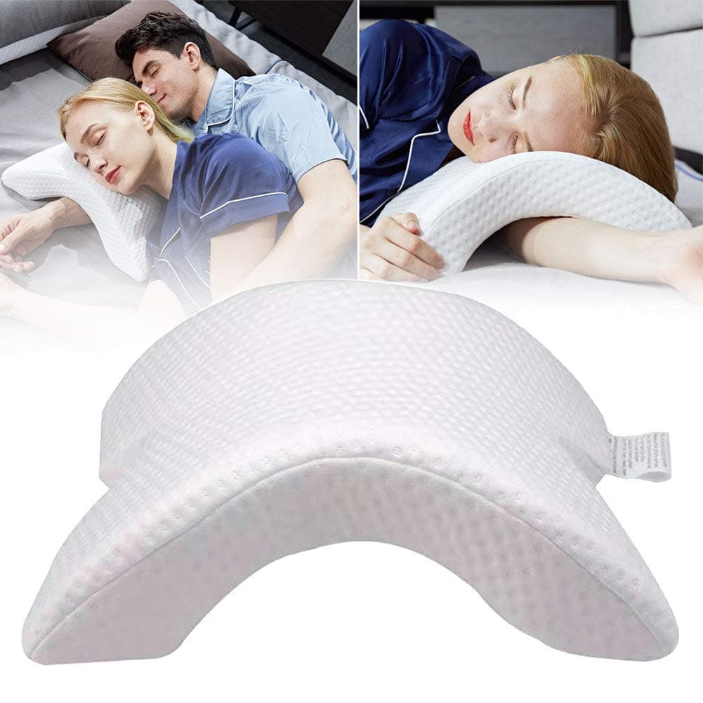 Ambility Memory Foam Pillow Pillows for Sleeping Arm Pillow Slow Rebound Anti-hand Numb Cuddle Pillow Memory Foam Travel Arched Shaped U Pillow Health Care Memory Foam Pillows for Sleeping