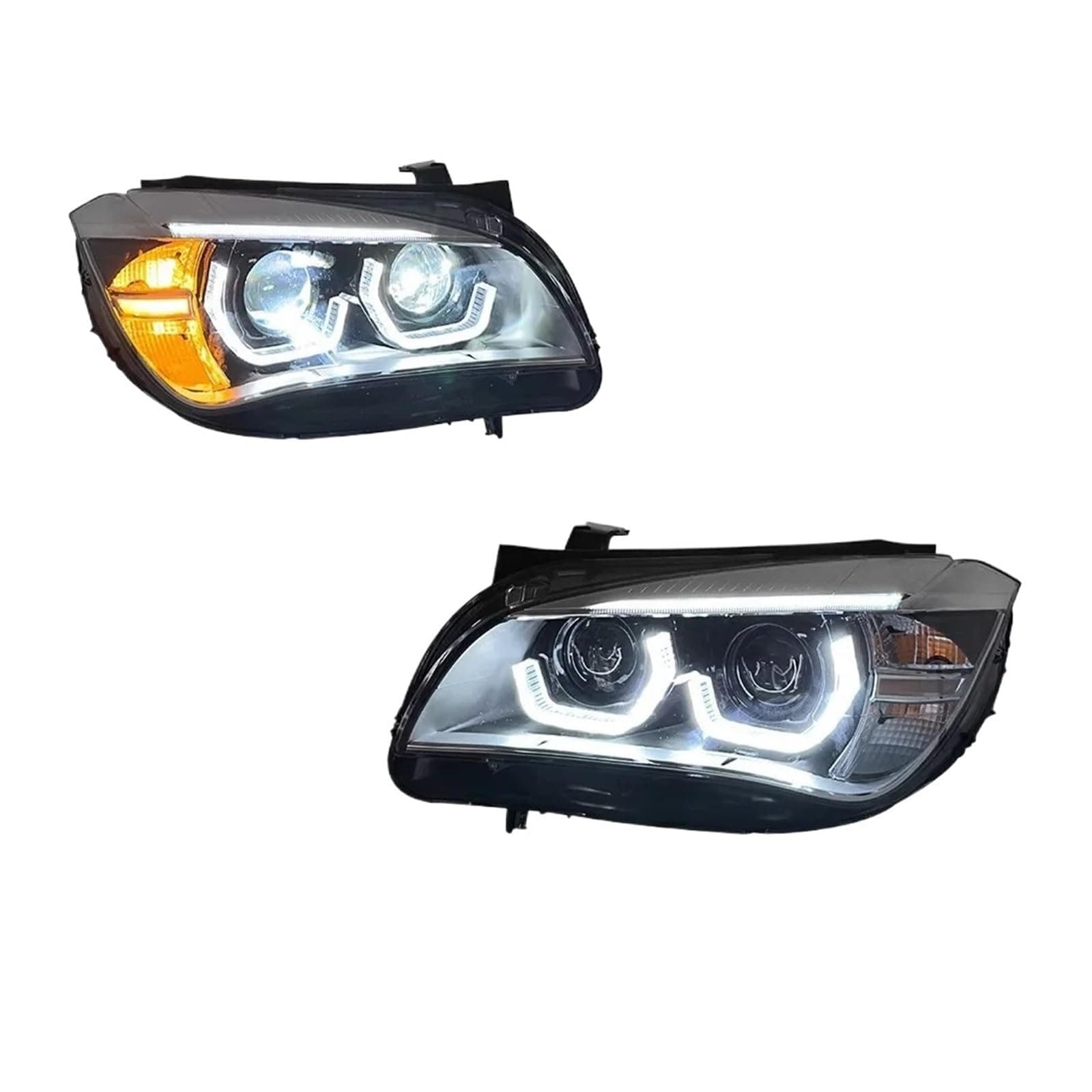 Headlight Assembly Car Headlamp For BMW For X1 E84 2010-2015 Auto Fog DRL Brake Turn Signal Lamp Plug And Play Car LED Lamp Headlight Light Assemblies(No AFS original Xenon)