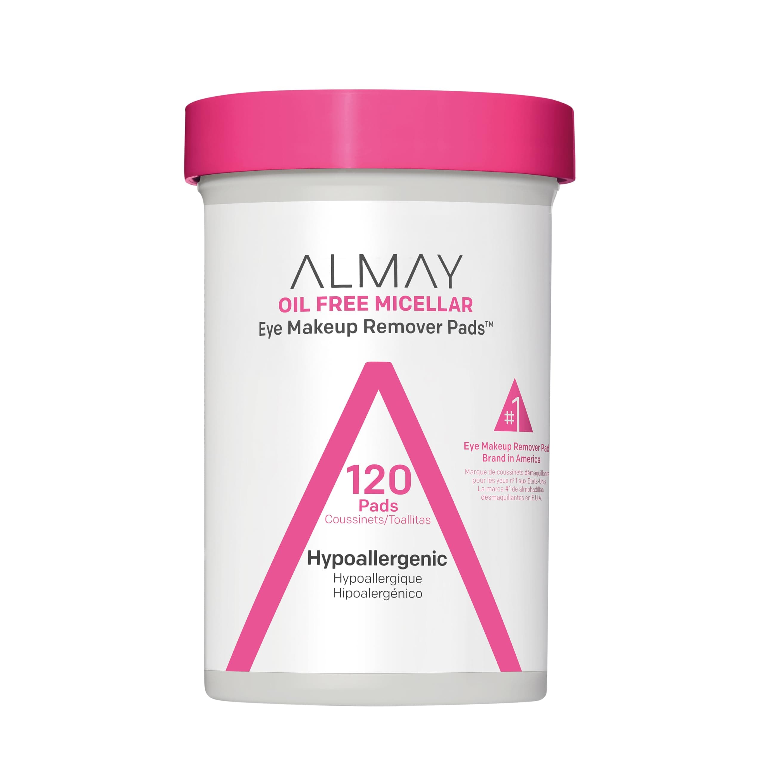 Almay Biodegradable Micellar Makeup Remover Pads 120 Pieces