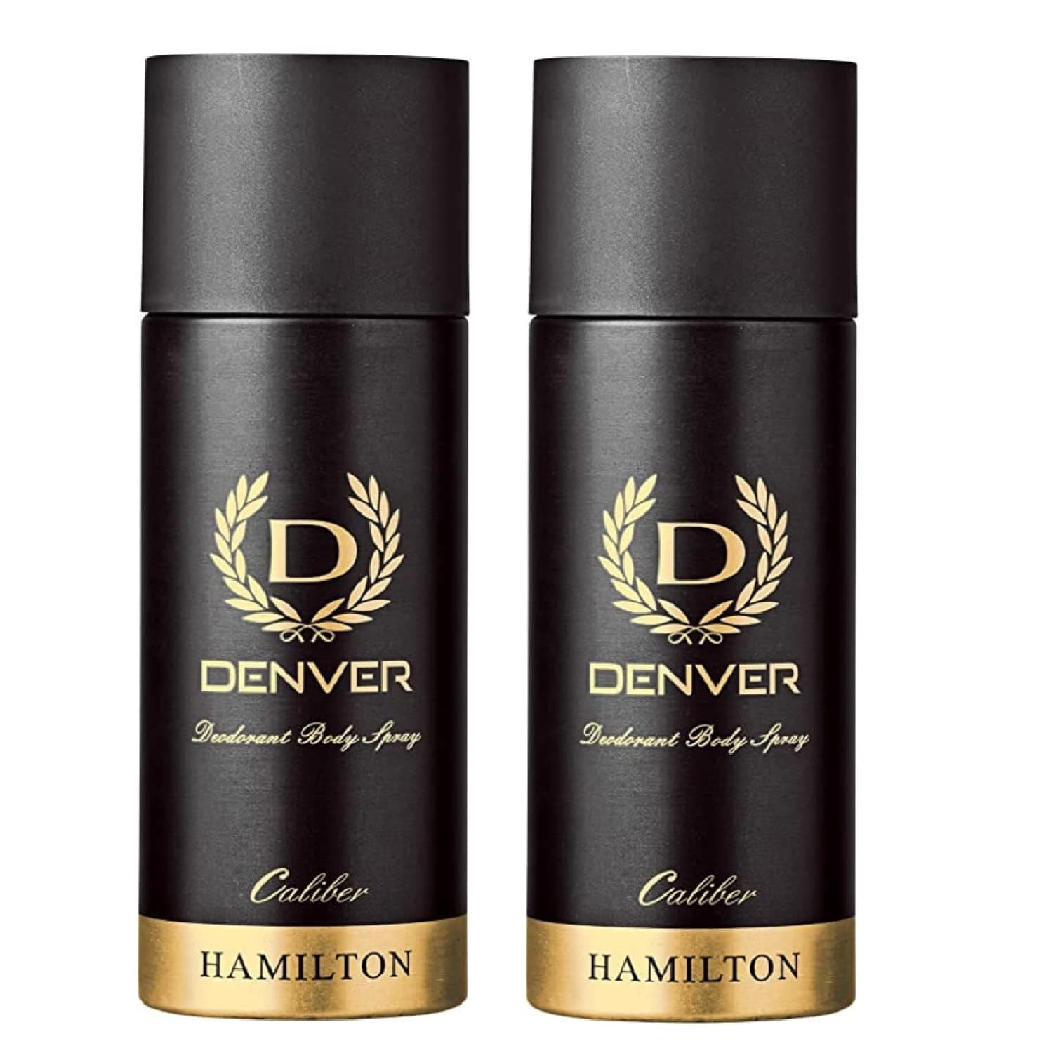 DENVER Caliber Deodorant -165ML (Pack Of 2) | Long Lasting Deo Body Spray for Men