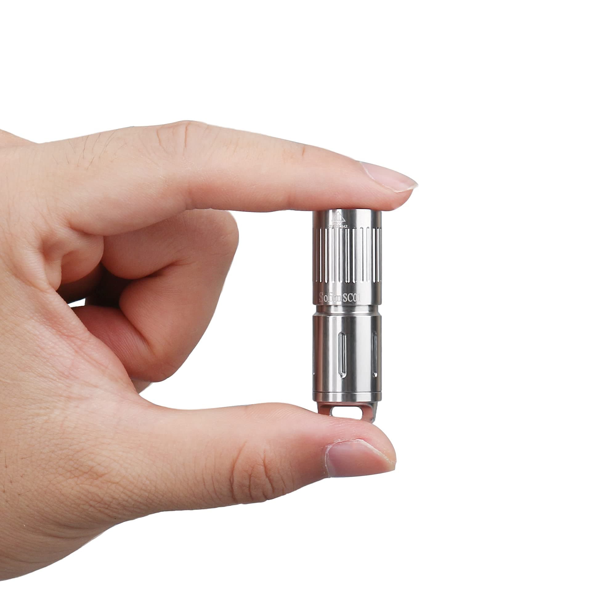 sofirn SC01 Mini Flashlight 330 Lumens, Small Keychain Flashlight Rechargeable with SST20 4000K 95 CRI LED, IPX-8 Waterproof, EDC Gear Emergency kit (FBA-SC01 KIT)