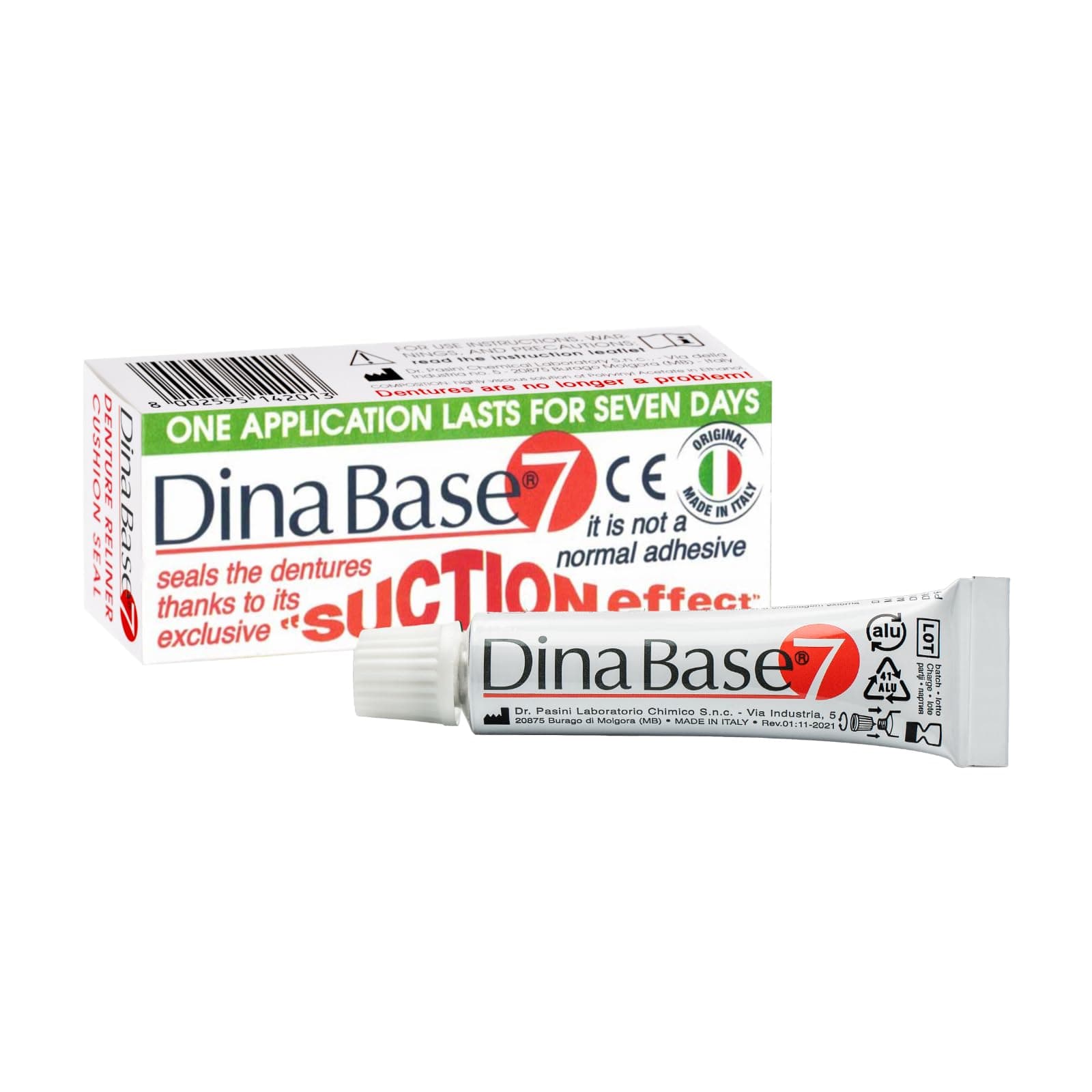 DinaBase7 Thermoplastic Denture Adhesive, Cushion and Reliner