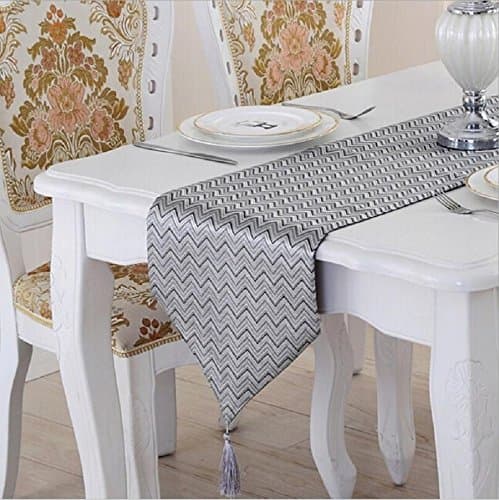 LD&P Modern simplicity Solid color Table table coffee table, TV cabinet, shoe cabinet Table Runner bed Runner,gray,34*210cm