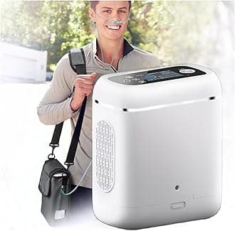 sopan Portable Oxygen Generator for Travel 1-5L,Dual Modes Lightweight Oxygen Machine with Complete Set of Accessories，ulse Portable Oxygen Machine for Home/Travel Use 90%+-3%,AC/DC