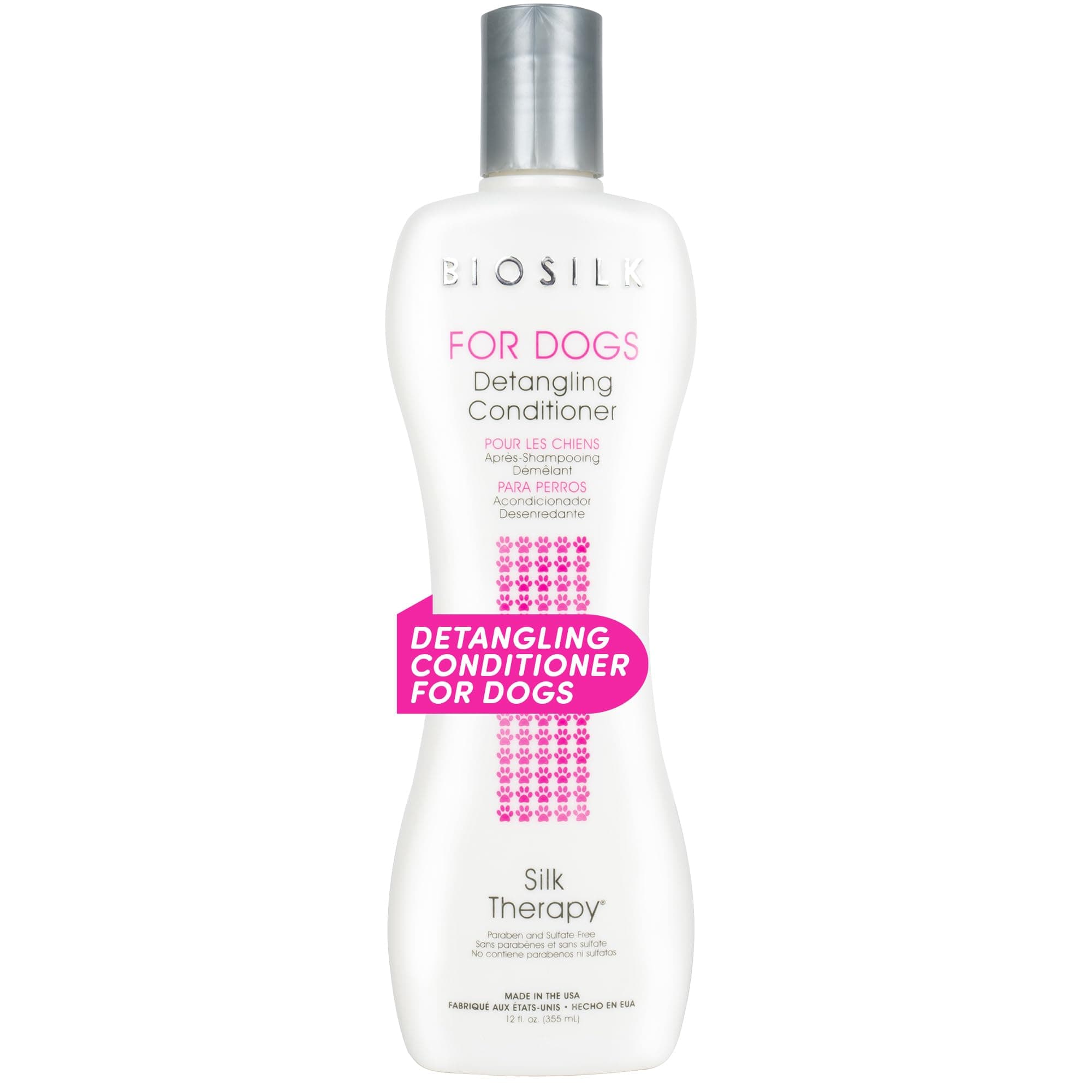 Biosilk for Dogs Silk Therapy Detangling Conditioner