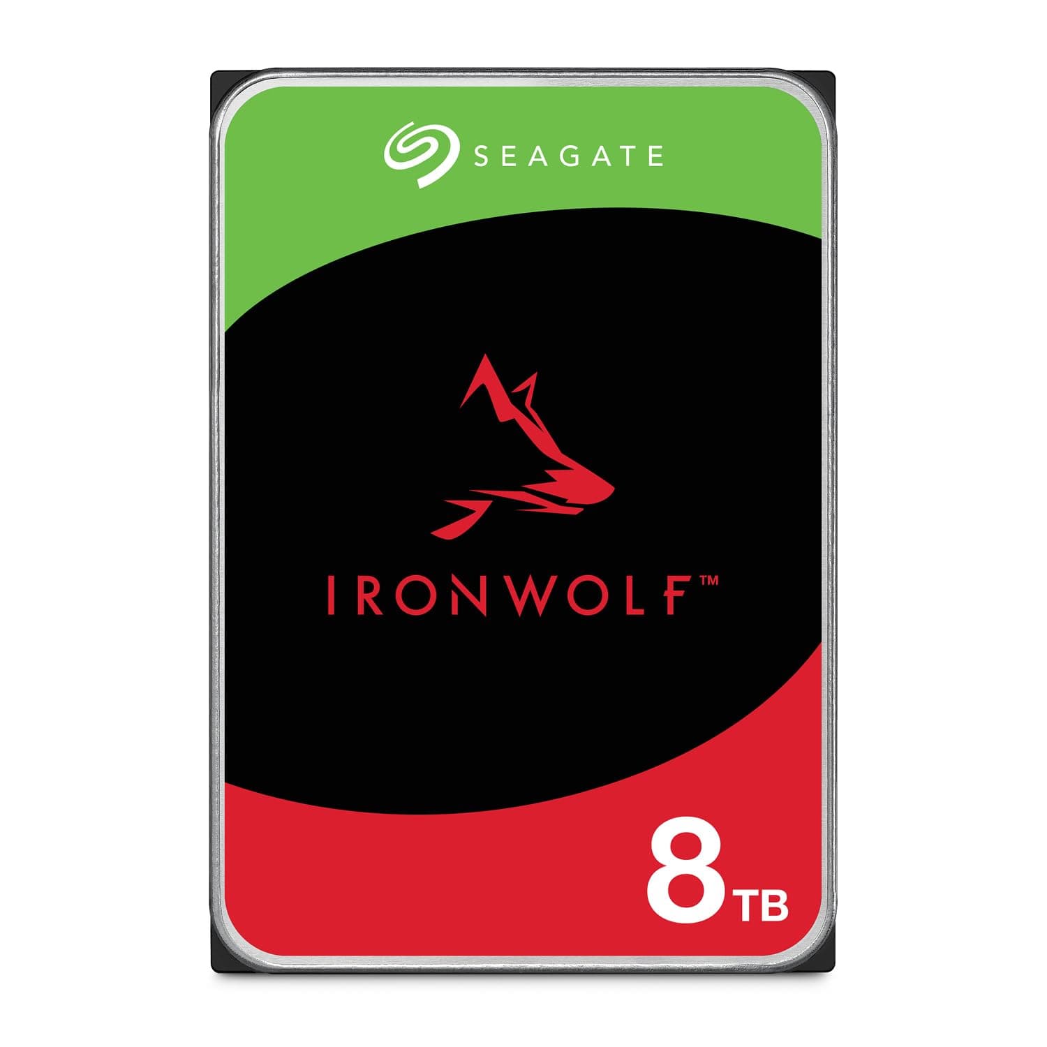 Seagate IronWolf 8TB NAS Internal Hard Drive HDD – 3.5 Inch SATA 6Gb/s 7200 RPM 256MB Cache for RAID Network Attached Storage – Frustration Free Packaging (ST8000VNZ04/N004)