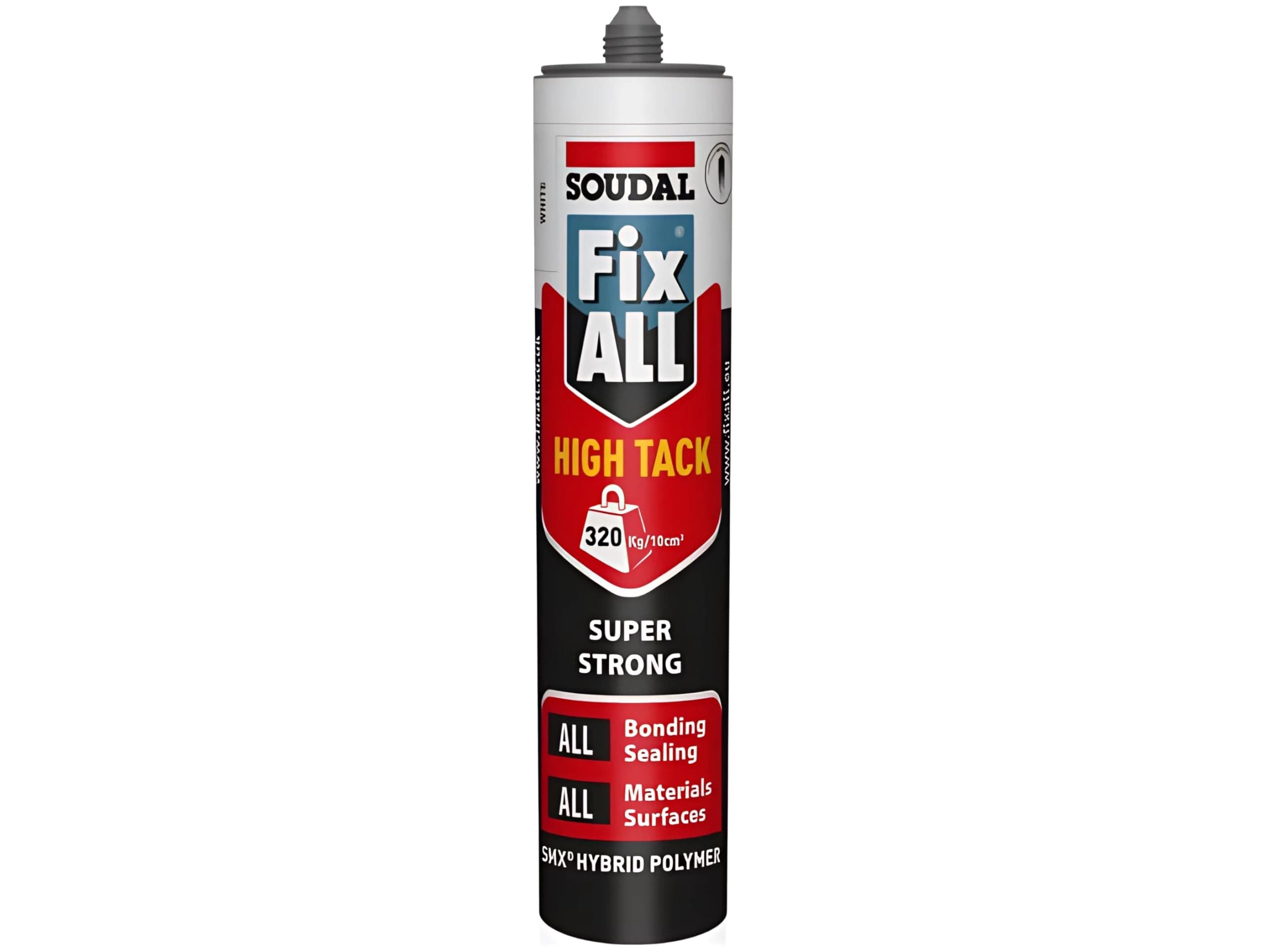 Soudal 101444 Fix All High Tack Super Strong Adhesive White