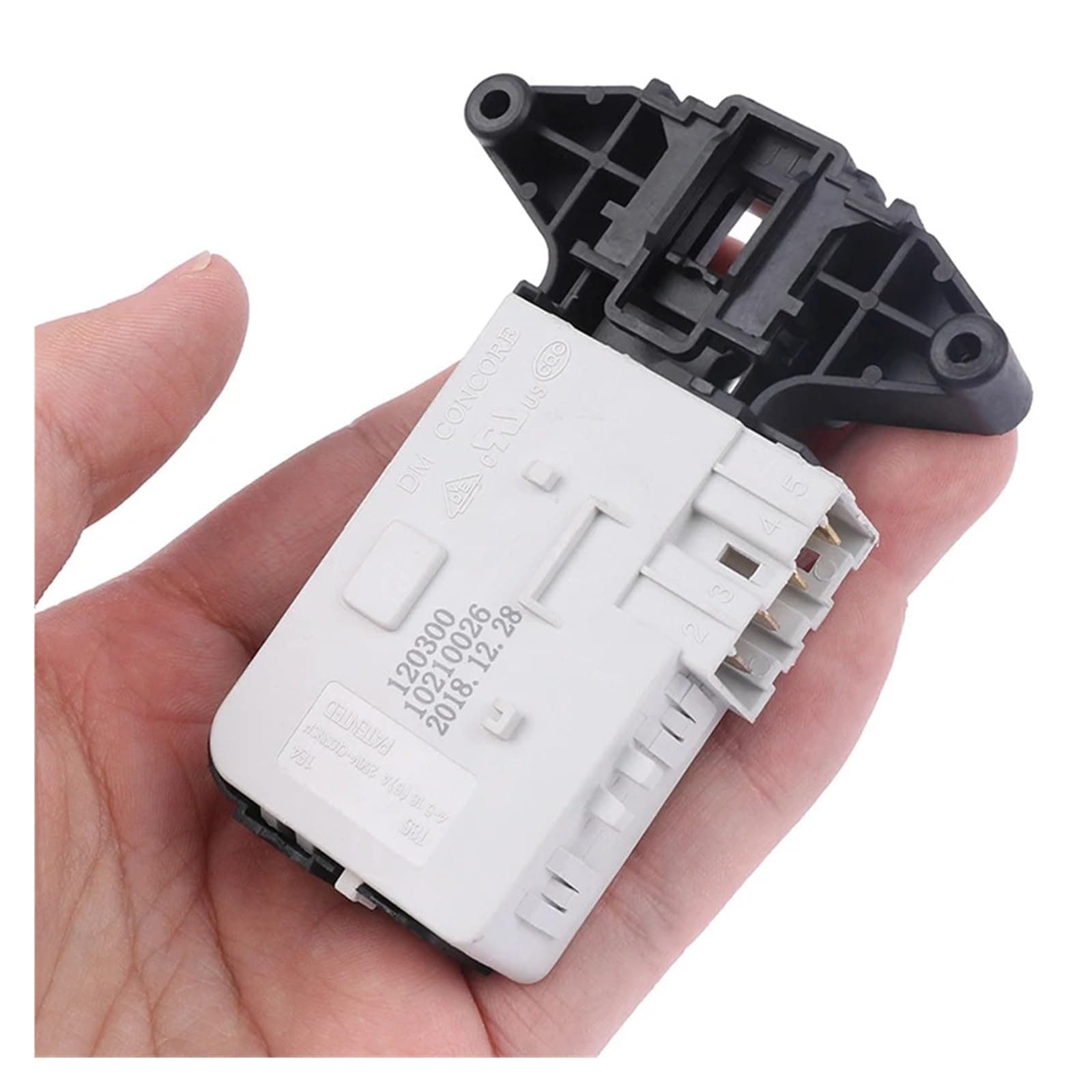 Washing Machine Replacement Part Electronic Door Lock Delay Switch,Compatible for Skyworth,Compatible for Daewoo F751202ND F801202ND F801207ND