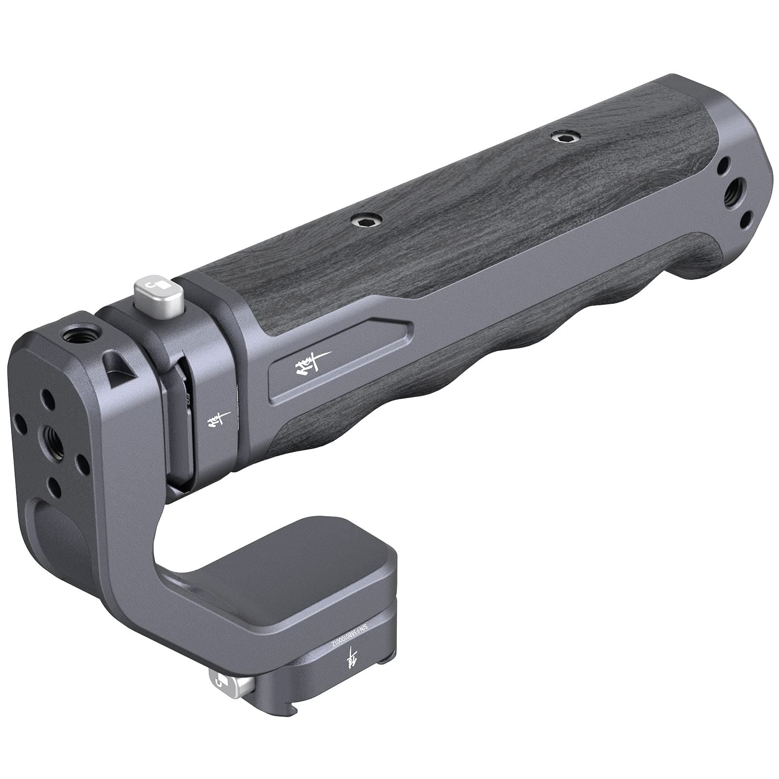 UURig F22 Camera Top Handle Quick Release System, Detachable Handle Grip Sling Mode, Grey, 1/4" Thread, Camera Compatible