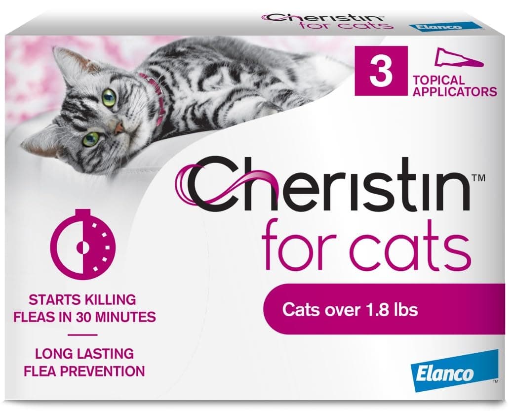 Cheristin For Cats, Flea Control And Prevention 3 Doses