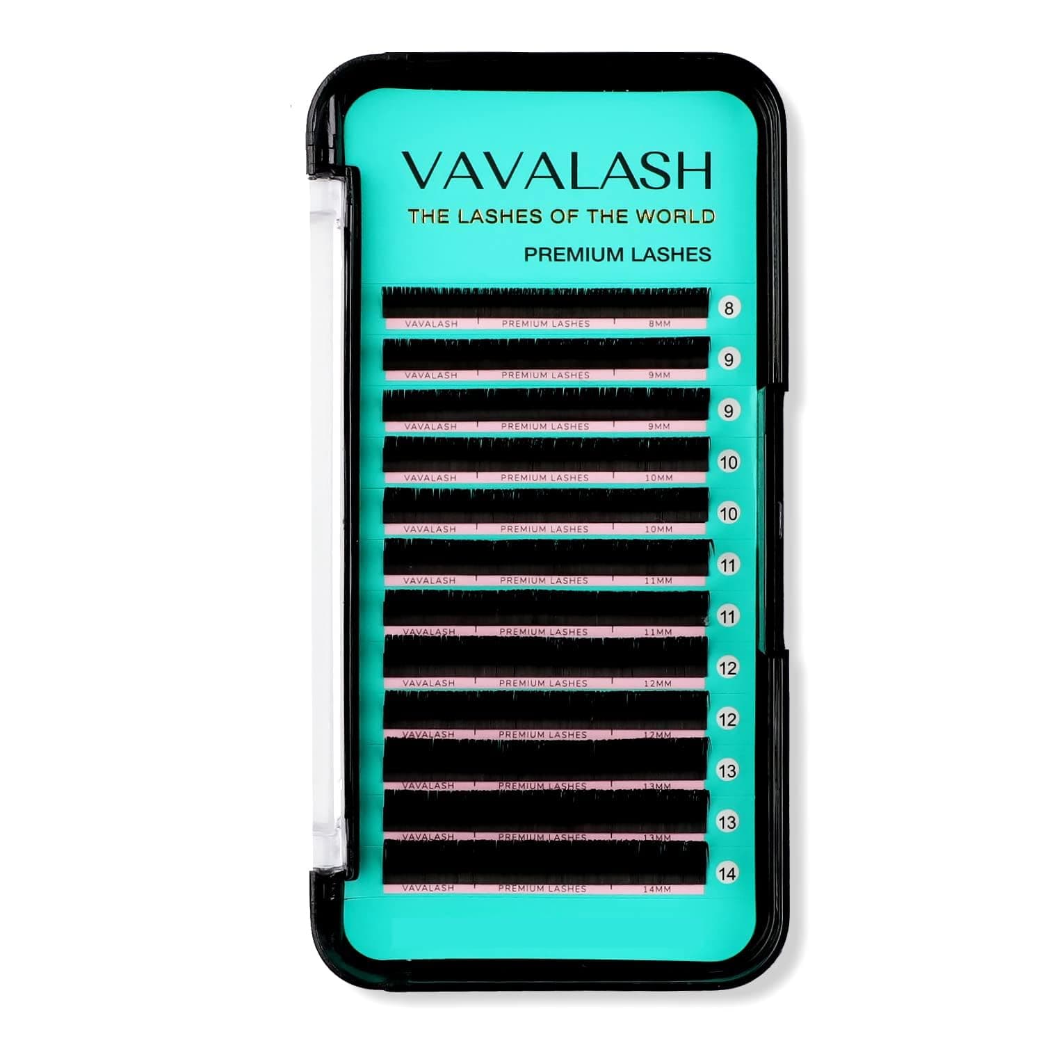 VAVALASH Eyelash Extensions 0.05 CC Curl 13mm Lash Extensions Supplies Individual Lashes Premium Silk Volume & Classic Lash Soft Matte Dark Professional Eyelashes Extension (0.05-CC-13mm)