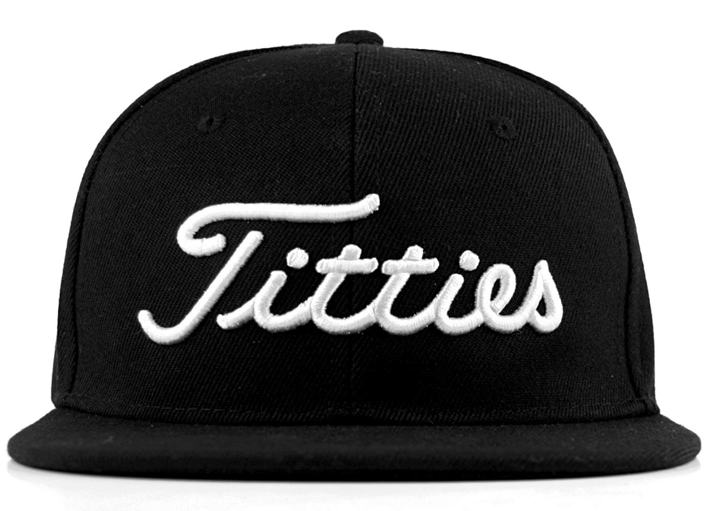 Titties 3D Golf Hat Snapback Cap PGA Flat Bill Brim