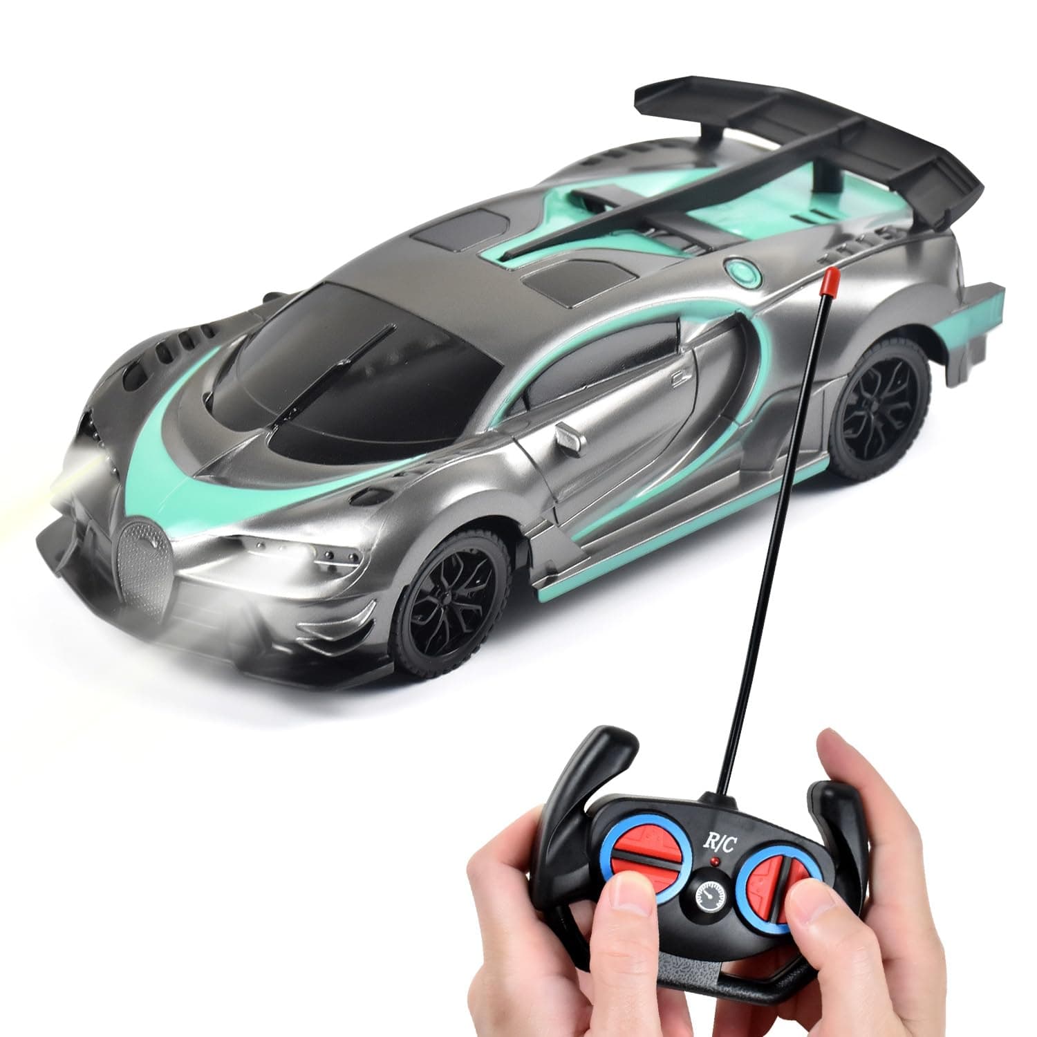 Tuko Remote Control Car Toys for 3+ Years old Boy and Girl Gift (Gray)