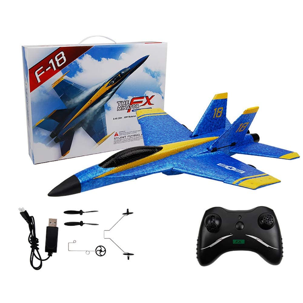 D Remote Control Airplane, 2.4Ghz 2 Channel RC Plane Ready to Fly, Easy to Fly RC Aircraft and Great Gift Toy for Beginners and Kids, Upgraded with Propeller Saver