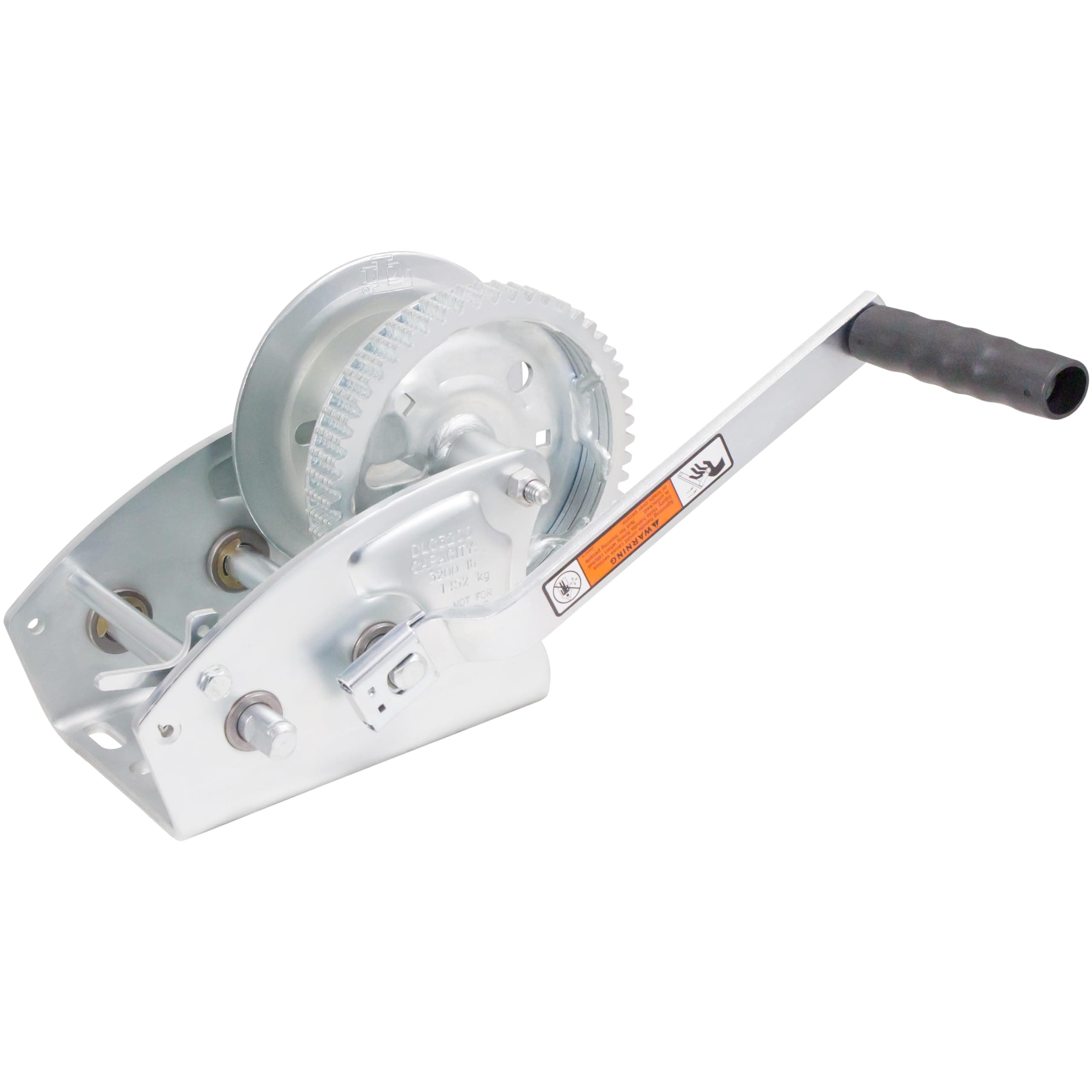 Dutton-Lainson Company - Pulling Winch - 600 lb to 3,200 lb Capacity - Rust-Resistant, for Horizontal Pulling Applications and Hauling - Plated, with or Without Strap, Manual Use - Made in USA