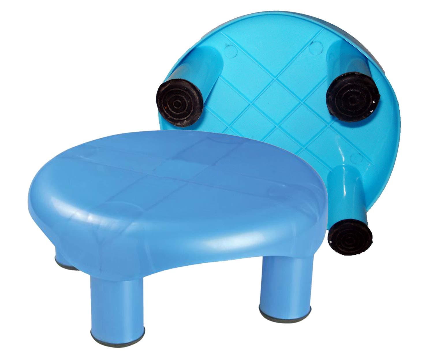 Kuber Industries 2 Piece Plastic Bathroom Stool Set (CTKTC62)