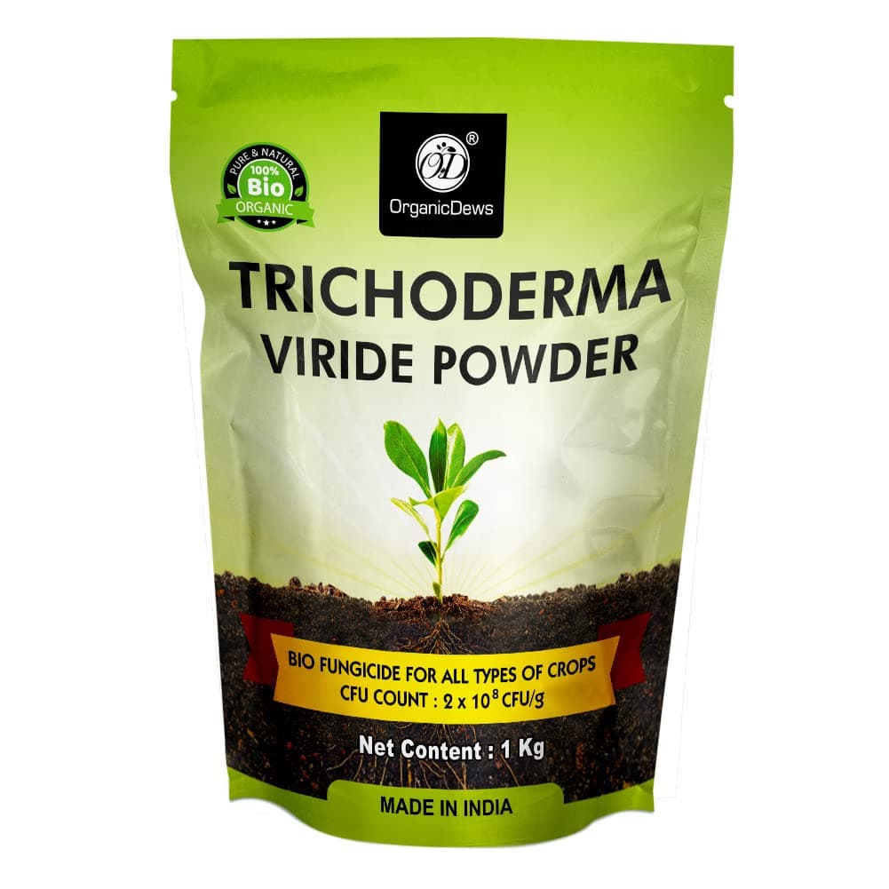 - OrganicDews Trichoderma Viride Powder 1 Kg (2 x 10^8 CFU per Gram) For Plants - 1Kg