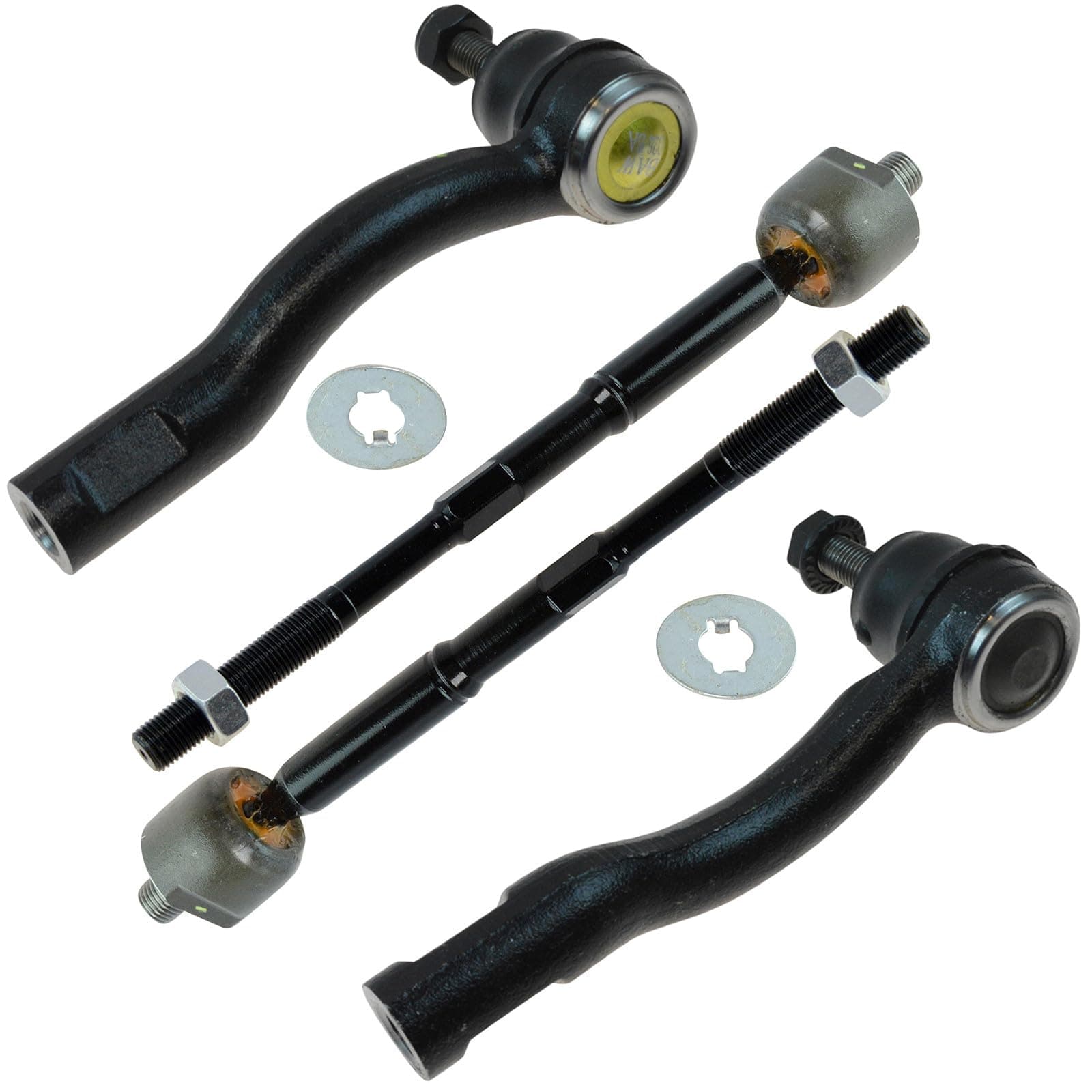 Front Inner Outer Tie Rod End LH Driver RH Passenger Kit Set 4pc for Sentra