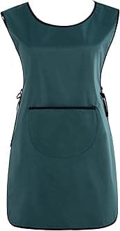 FAIRYGATE Aprons for Women Waterproof Apron Cooking Kitchen Waterproof Adjustable Chef Apron with Pockets for Home Restaurant Craft Garden BBQ School Coffee House Apron for Men Women A1533