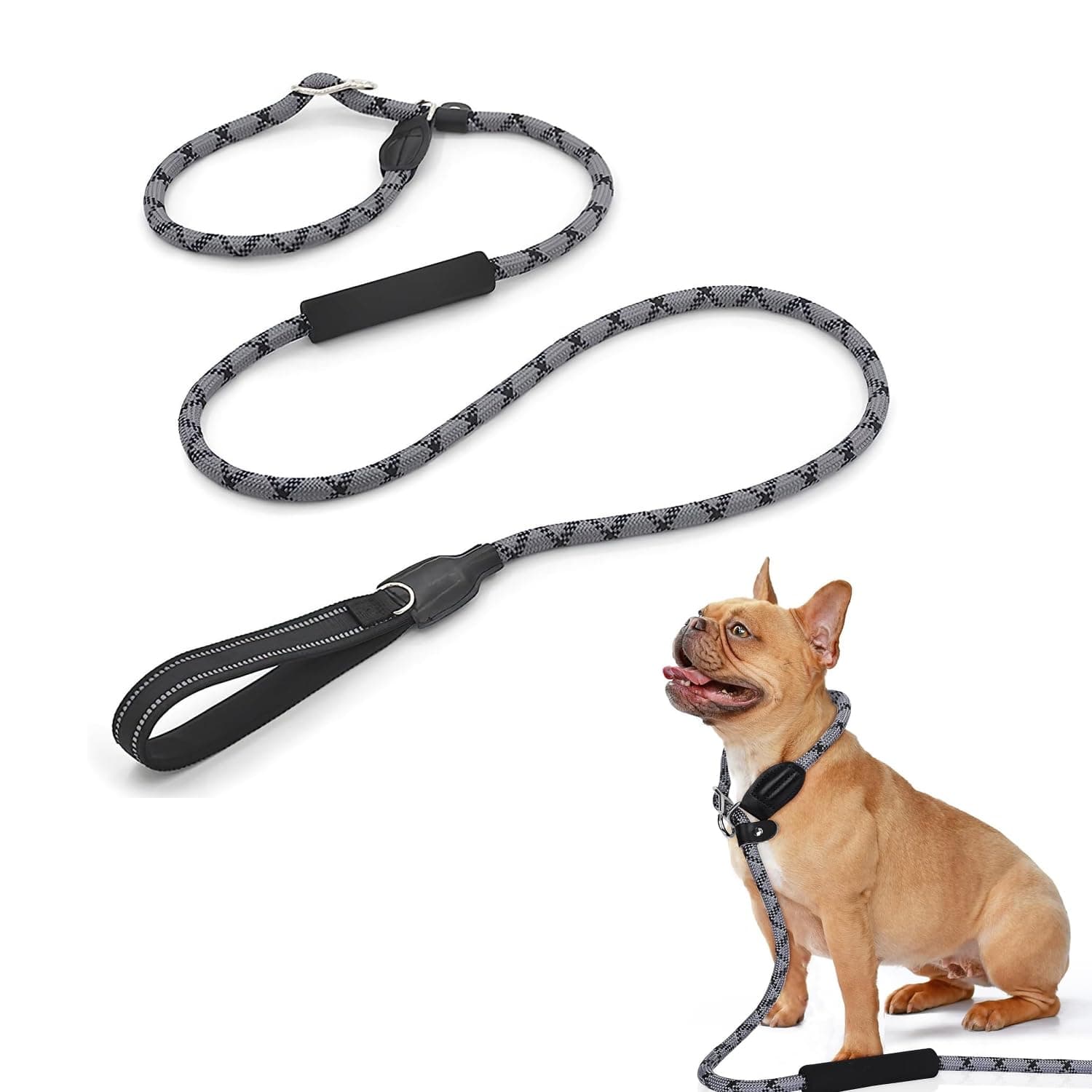 Slip Lead Control Leash for Dogs No Pull, 6FT Dog Leash Pet Slip Leash, Classic Dog Leash Pet Slip Leash, Nylon Round Dog Training Leash (Small)