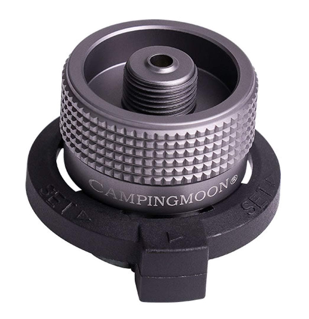 Grill Gas Stove Adapter(Vertical Type), Input: Butane Canister, Output: EN417 Lindal Valve Z11