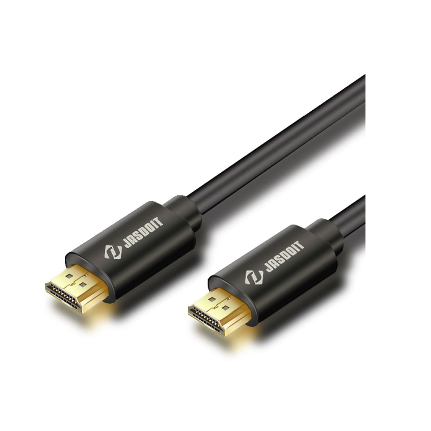 HOOZER HDMI Cable High Speed PRO GOLD HDMI Cable v2.0/1.4a 3D 2160p PS4 SKY HD 4K Ultra HD Ethernet Audio Return (3M) Black