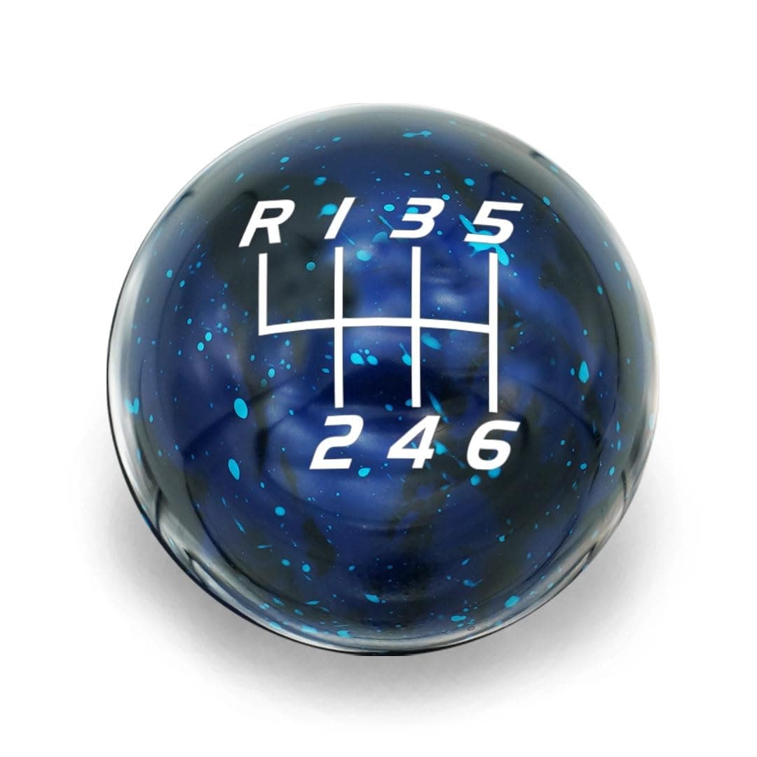 Billetworkz Cosmic Space Shift Knob Compatible/Replacement for Manual 1999-Present VW MK4/MK5/MK6/MK7 Golf/GTI/Golf R/Jetta/GLI