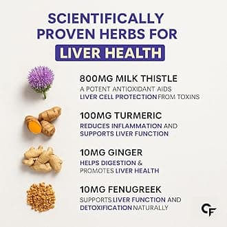 Carbamide Forte Liver Detox Supplement With Milk Thistle Extract 800Mg (30:1) | Added Multivitamins & Amino Acid | Liver Support Supplement 120 Veg Tablets (Pack Of 2)