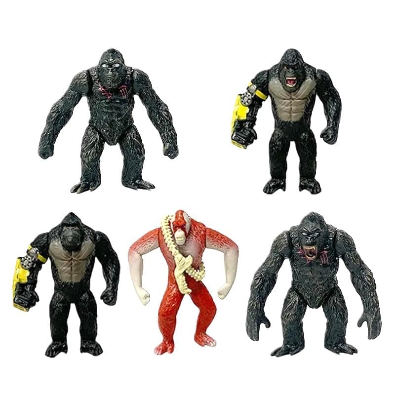 De-Lite™ Action Figures Soft Touch Vinyl Plastic Collectible Model Toys… (New Empire, 5 pcs Set, 6-8cm)