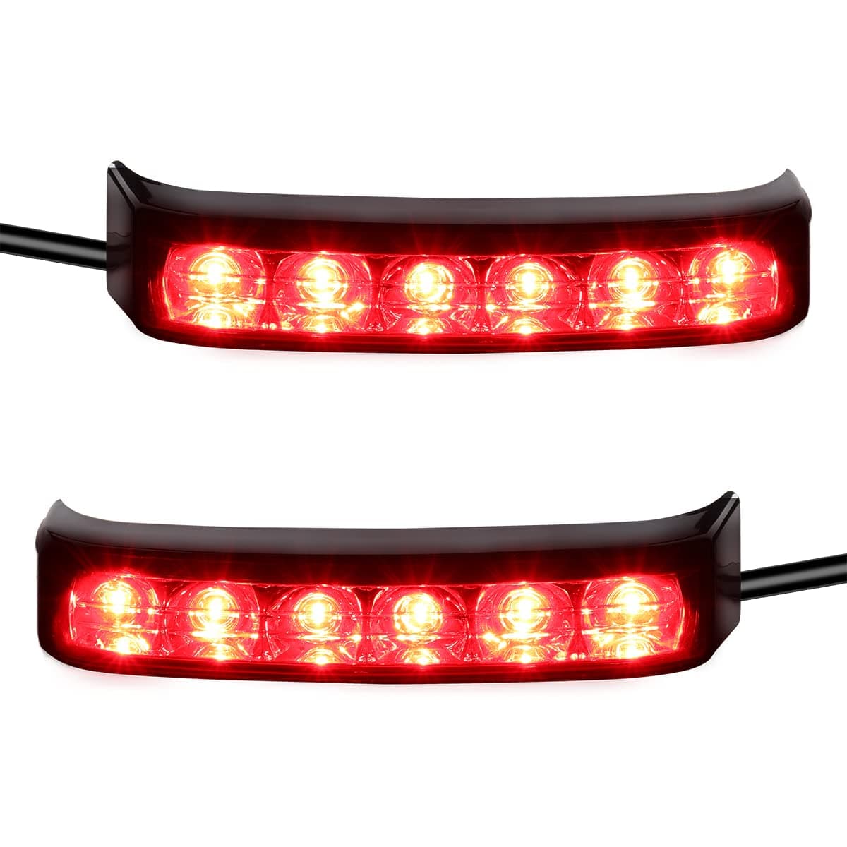 Saddle bag Tail Lights, Rear Red Saddlebag Brake Light for Harley Touring, Sportster, Dyna, Street Glide Road King 2014-2022