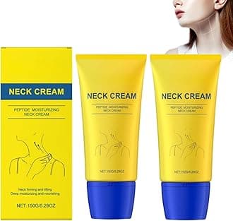 Neck Firming Tightening Cream, Firming Neck Cream For Loose Skin, Wrinkle Repair & Necks Tightener With Peptide Moisturizer, Double Chin Reducer, Necks Roller For Saggy Skin (2)