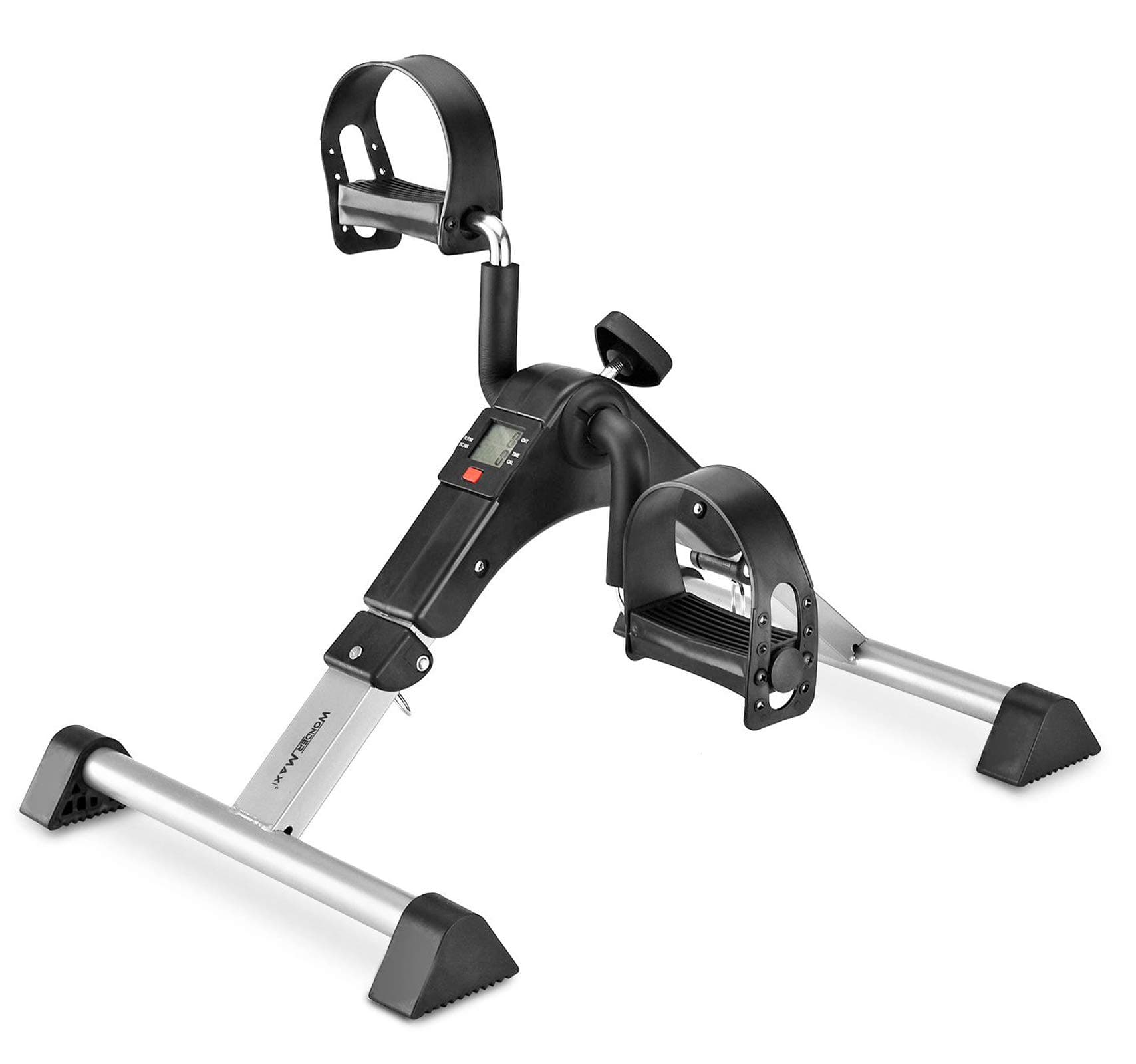 Under Desk Walking Treadmill Workout Walking Machine Electric with LCD Display and Remote Control Portable Compact Treadmill for Jogging and Walking Exercise Machine Home Gym (Silver)