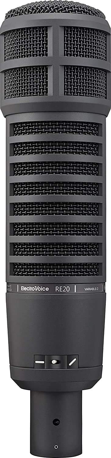 RE20-BLACK Broadcast Announcer Microphone with Variable-D
