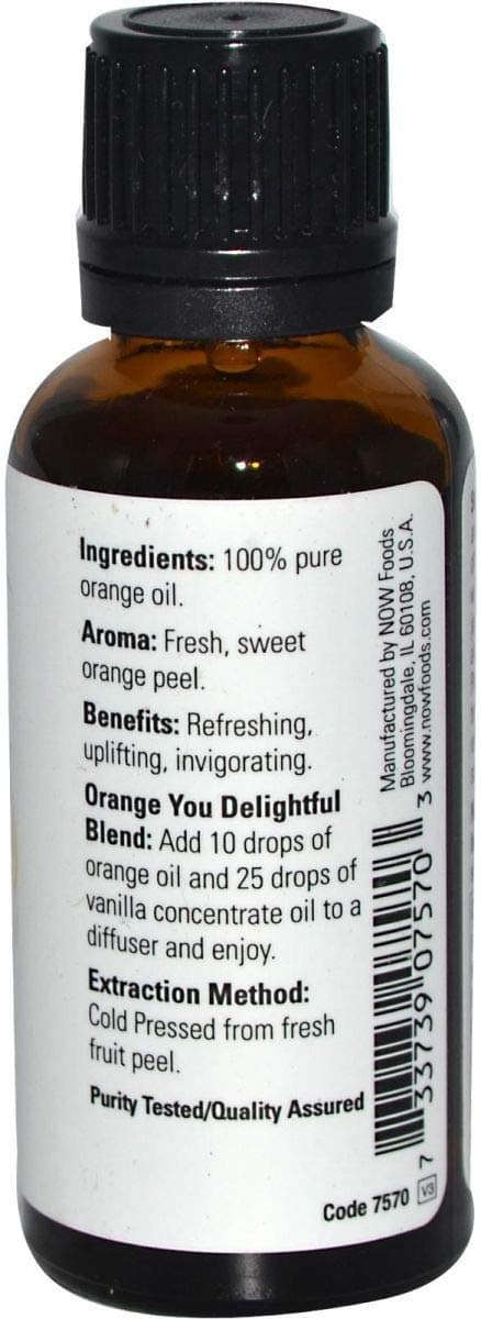 Now Foods Essential Oils Orange 30 ml
