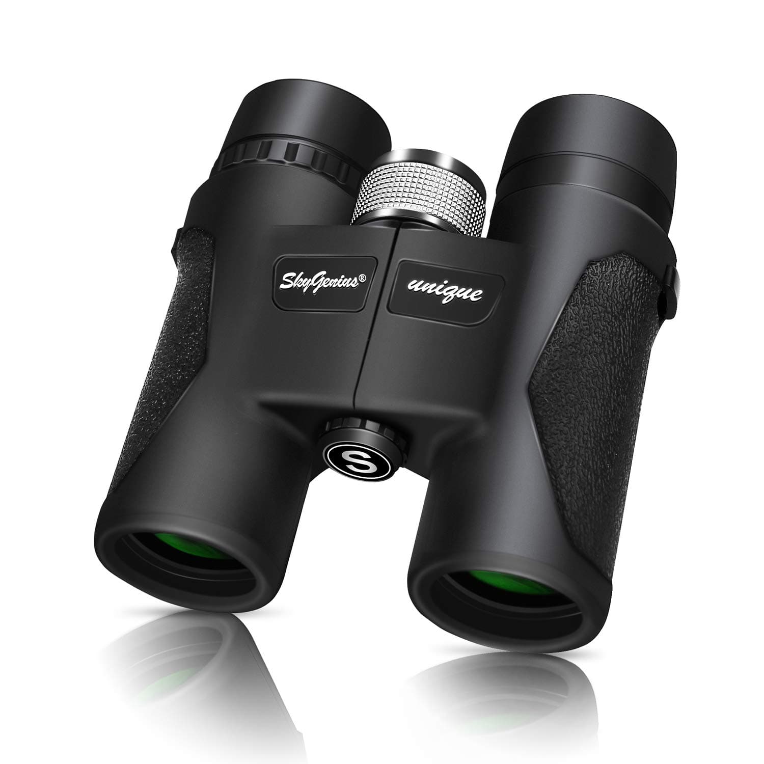 SkyGenius 8X32 Compact Lightweight Quality Binoculars For Bird Watching With Clear Wide Vision, Easy To Focus. Great For Adults Kids Hunting Wildlife Watching Sporting Events Travel Concerts(1.05lb)
