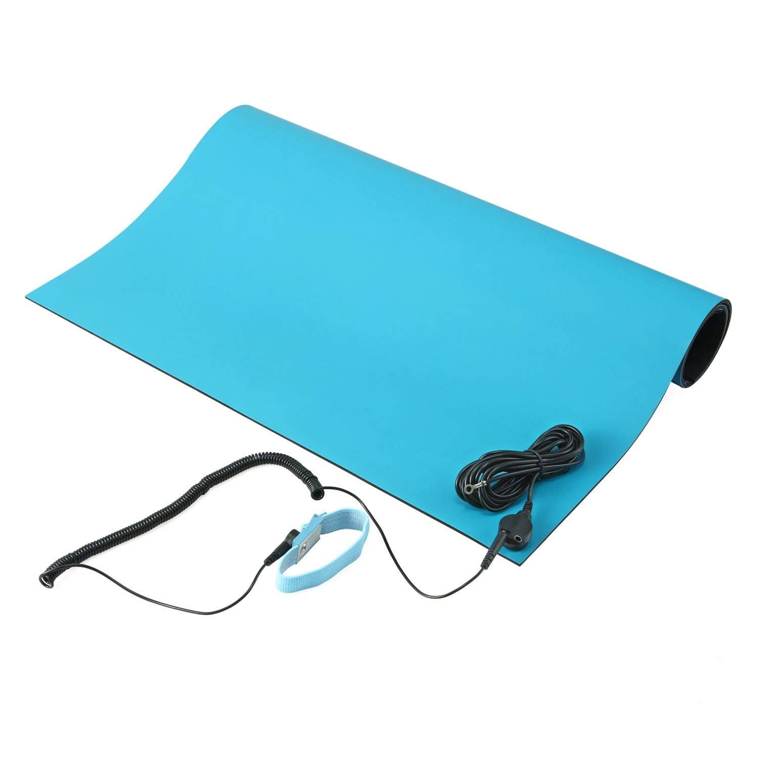 'MWRF Source ESD Mat Kit with Wrist Strap and Grounding Cord (0.12'' Thickness)'
