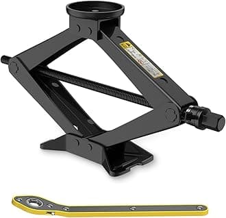 Car Jack Kit 2.5 Ton Floor Jack for Sedan SUV MPV, Tire Changing Kit Compatible with Various Circular Jack Pads