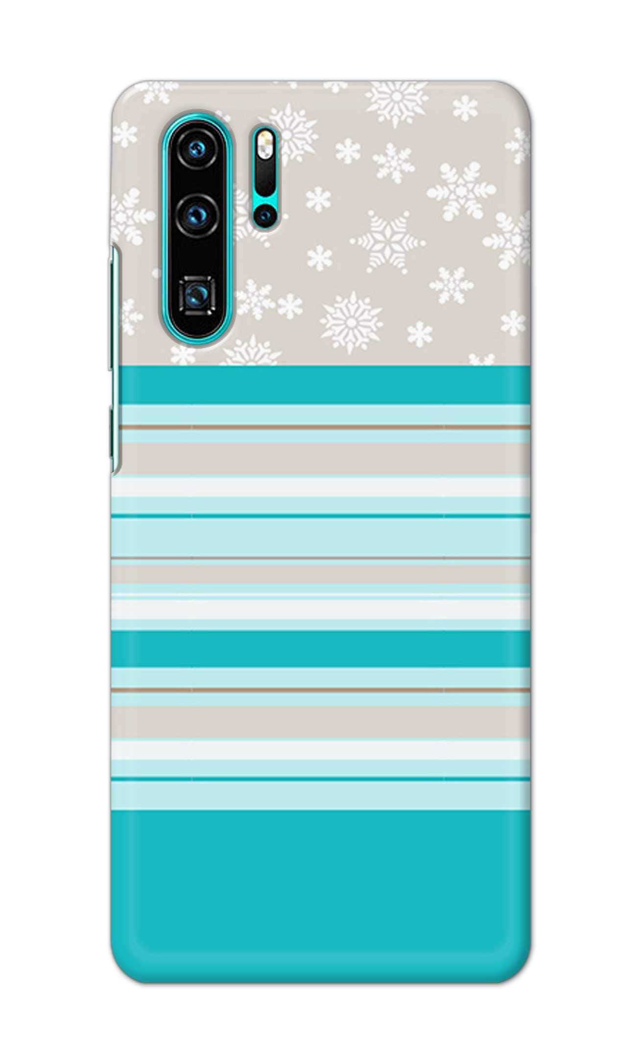 PRINTFIDAA Seamless Stars and Horizontal Lines Printed Designer Hard Back Case Cover for Huawei P30 Pro, VOG-L29, VOG-L09, VOG-L04 Back Cover - GO1285