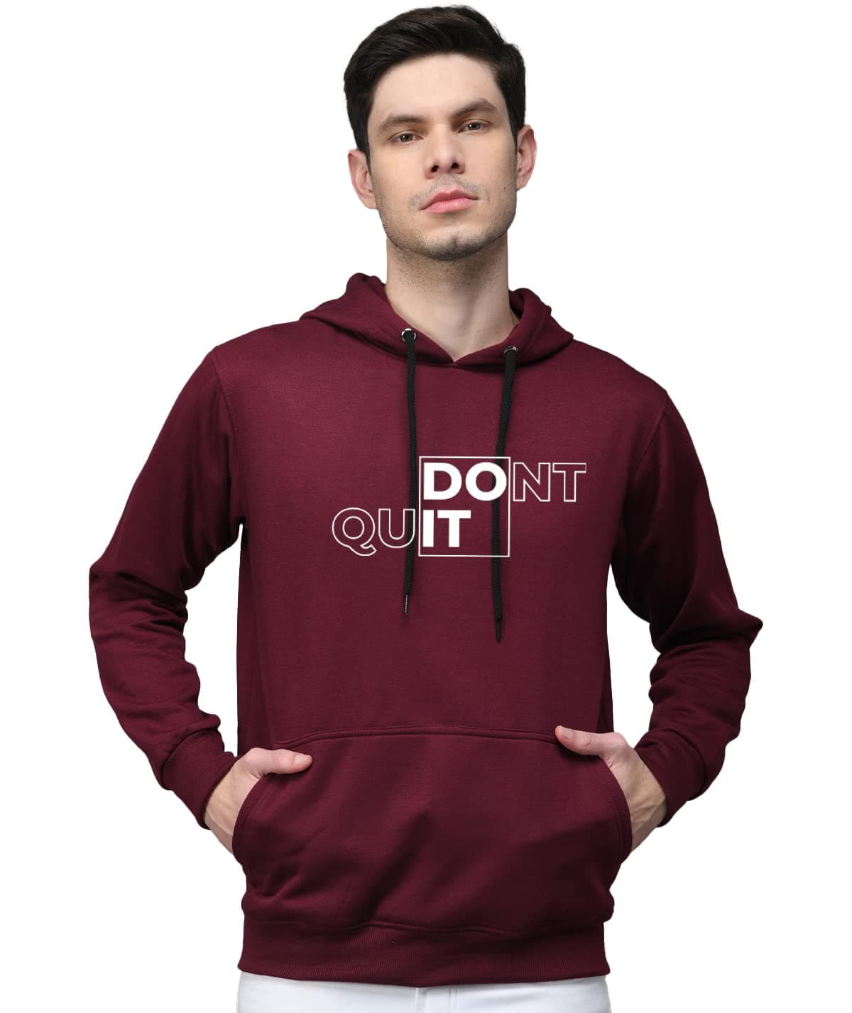 TrillionMen's Printed Hooded Sweatshirt