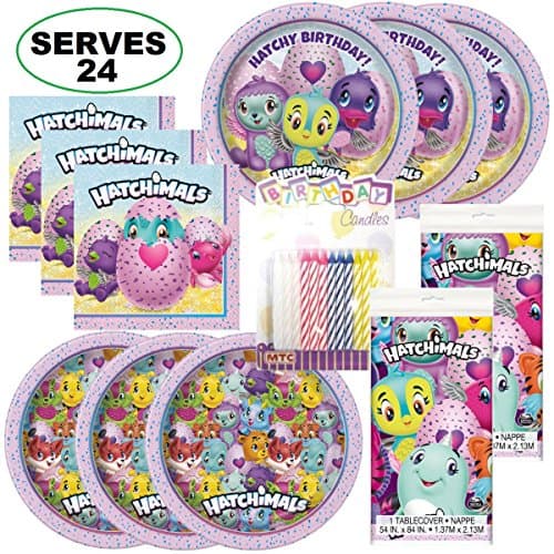 Hatchimals Super Bundle Party Supplies, Serves 24 Guests