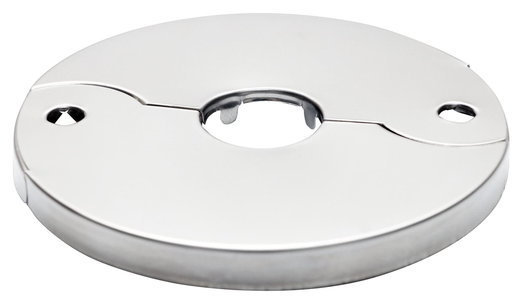 21mm (1/2") Split Two-Piece Collar Chrome Plated Steel Valve Hole Cover Tap Rose