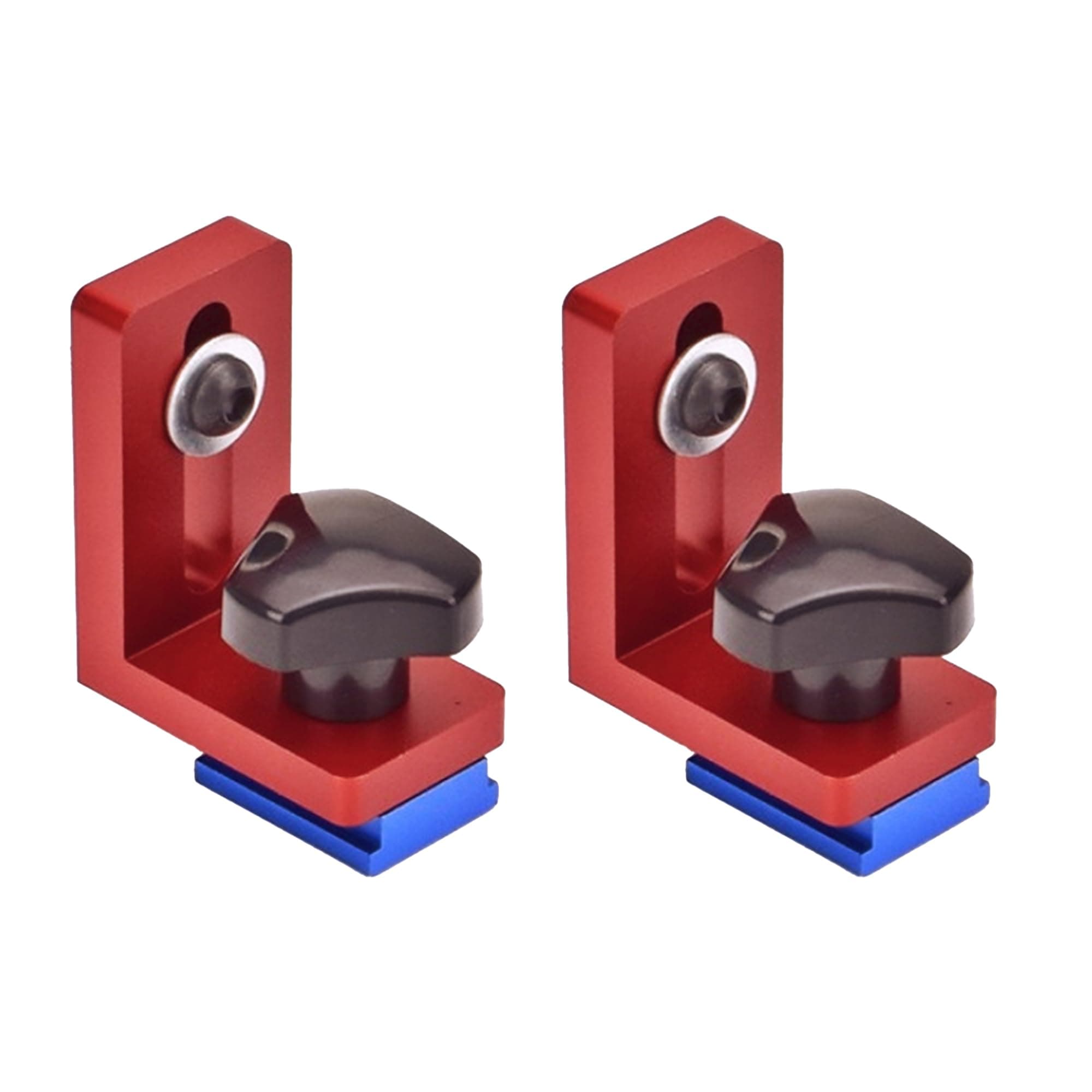 Set of 2 Guide Rail Stop, 30 Type Guide Rail Stop, T-Rails Guide Rail Stop, Mitre Track Stop for T-Tracks Slide Stopper for Woodworking Mitre Track Stopper Woodworking