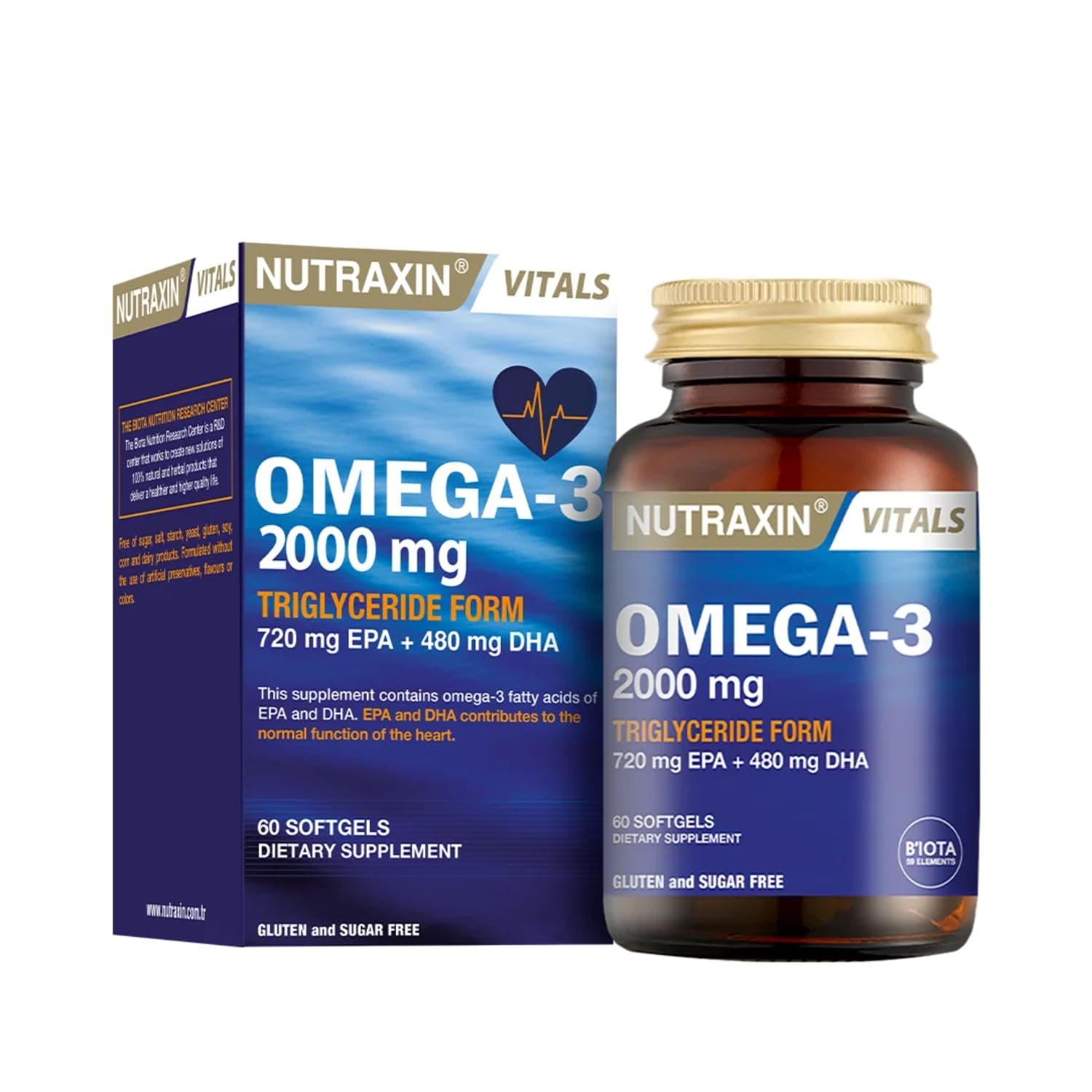 Vitals Omega-3 2000Mg 60 Softgels