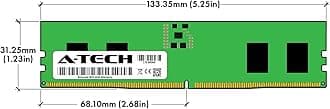 A-Tech 32GB Kit (4x8GB) DDR5 5600MHz PC5-44800 CL46 UDIMM 1.1V Non-ECC Unbuffered DIMM 288-Pin Desktop PC/Computer RAM Memory Upgrade Modules