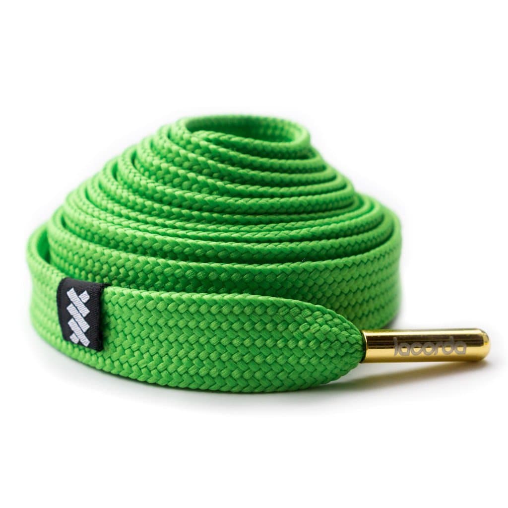 Shoelace Belt: Green - Lacorda Threads