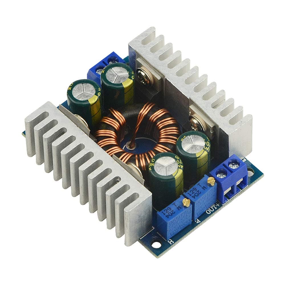 XLX 8A DC-DC High-Power Buck Boost Converter Step-Down Module Adjustable Constant Voltage Constant Current Power Module Charging LED Drive with Short Circuit Protection