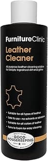 Leather Cleaner | Non-Toxic | Removes Dirt & Grime | All-Purpose Cleaning Solution for Couches, Car Seats, Purses, Shoes & Saddles | Restores All Leather Types | 8.5oz / 250ml