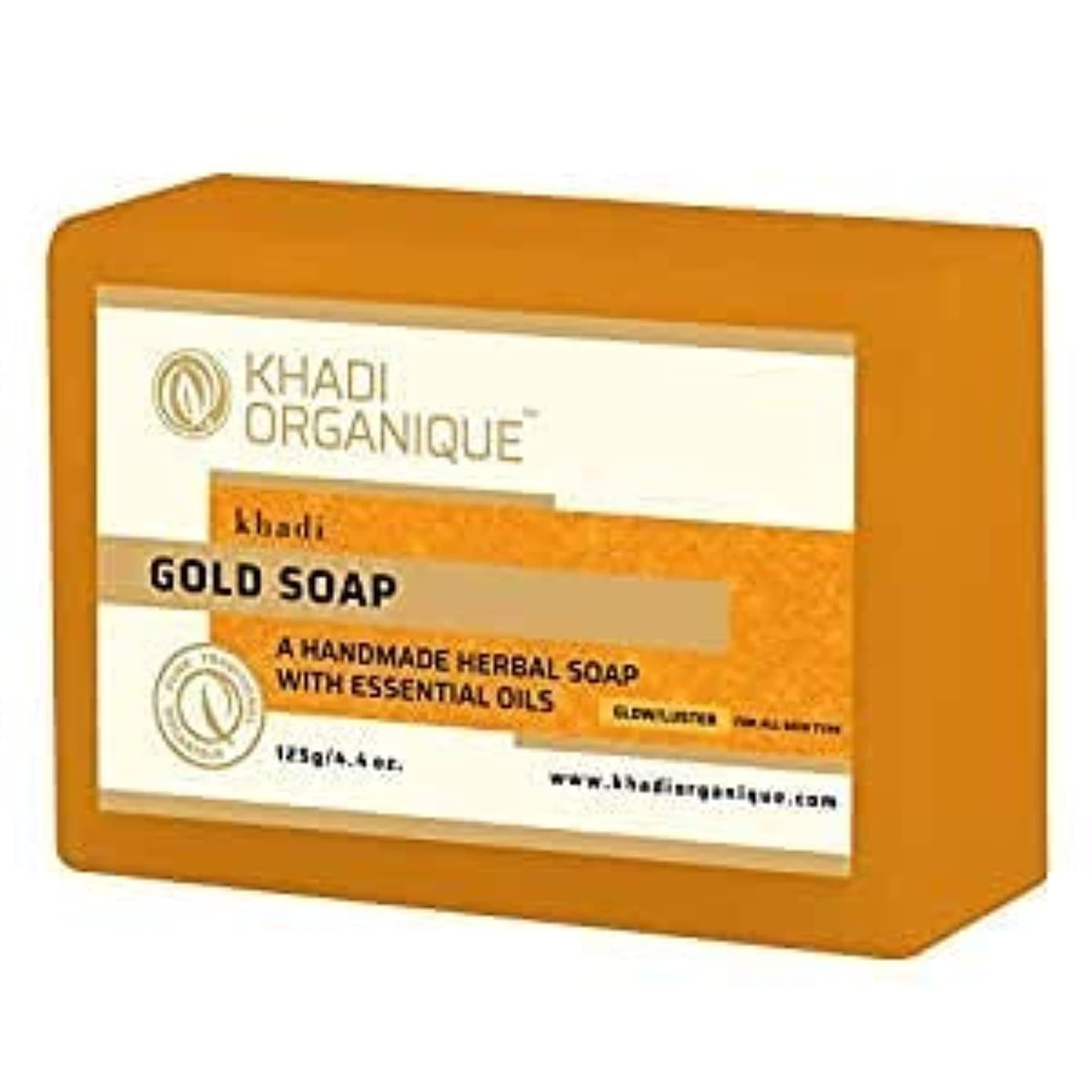 Khadi Organique Natural Herbal Gold Soap